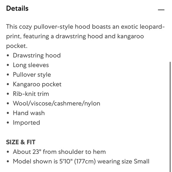 Generation Love Chiara Leopard Print Knit Hoodie - Picture 3 of 7